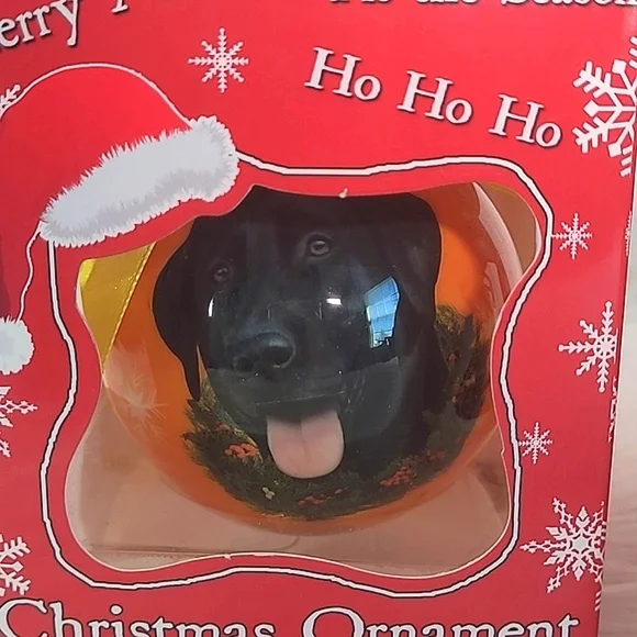 🆕️ Kirkland's Christmas Ornament Labrador Retreiver Lab Dog Pair of Ornaments - Picture 14 of 15
